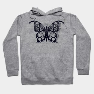 MALS Double Sided Butterfly (Black) Hoodie